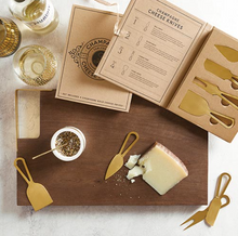 Load image into Gallery viewer, Champagne Gold Cheese Knives Gift Box Set
