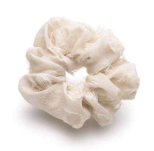 Load image into Gallery viewer, Frayed Linen Brunch Scrunchie
