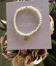 Load image into Gallery viewer, Bride Freshwater Pearl Charm Bracelet
