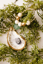 Load image into Gallery viewer, Custom Gilded Oyster Shell Ornament
