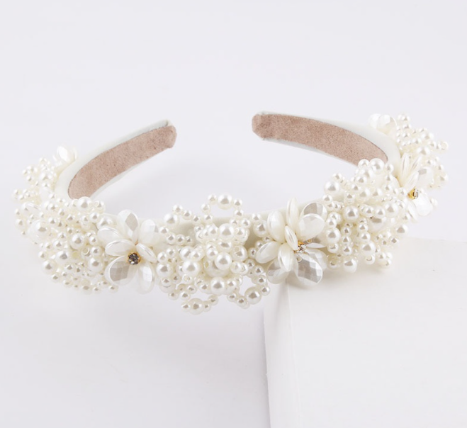 Floral Pearl Headband