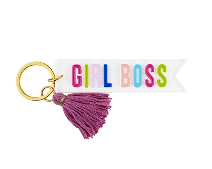 Girl Boss Acrylic Keychain