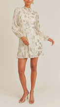 Load image into Gallery viewer, Afterglow Champagne Lurex Mini Dress
