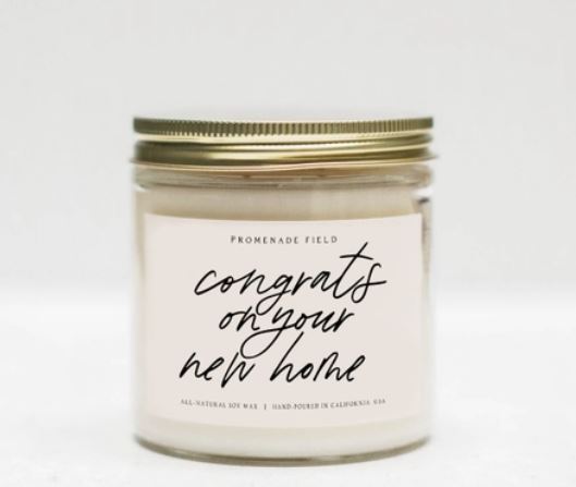 Congrats On Your New Home Soy Candle
