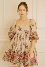 Load image into Gallery viewer, Floral Dreams Babydoll Mini Dress
