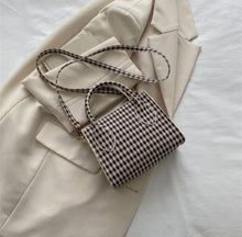 Load image into Gallery viewer, Mini Plaid Crossbody Bag
