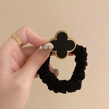Load image into Gallery viewer, Clover Pleated Scrunchie
