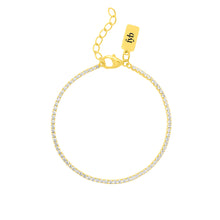 Load image into Gallery viewer, Diana Gold Tennis Bracelet
