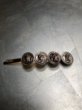 Load image into Gallery viewer, &quot;Versace&quot; Four Coin Hair Pin

