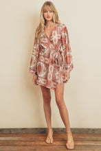 Load image into Gallery viewer, Pretty Paisley Scarf Wrap Dress
