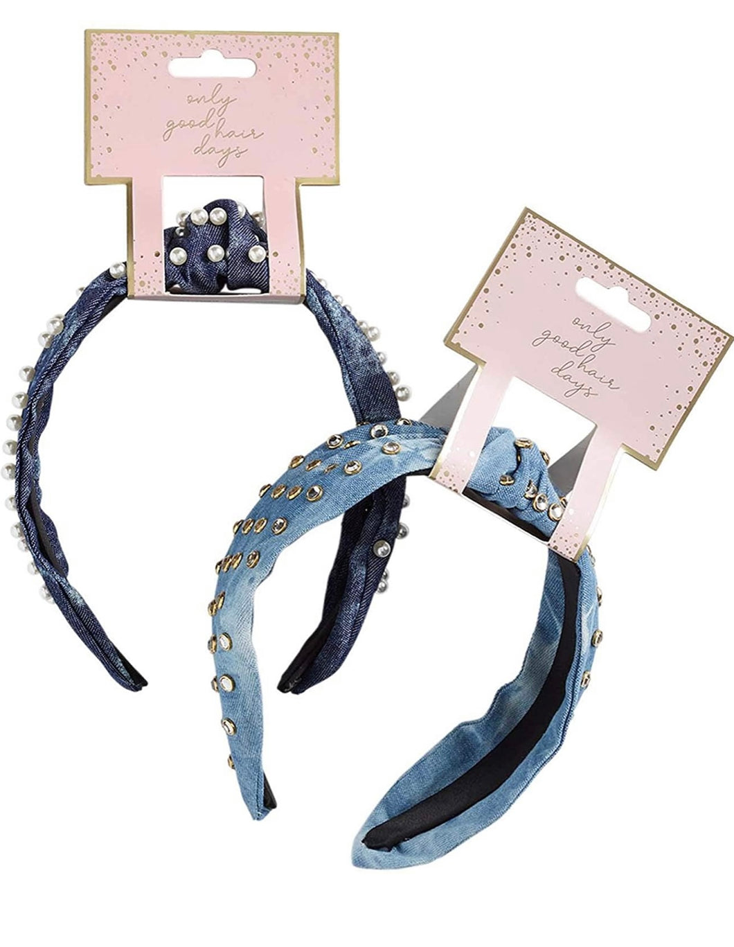 Only Good Hair Days Denim Knotted Headband