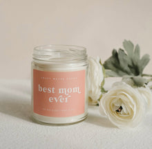 Load image into Gallery viewer, Best Mom Ever! Blush Pink Soy Candle
