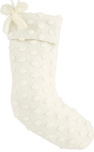Load image into Gallery viewer, Neutral Dot Christmas Stocking
