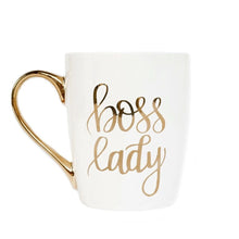 Load image into Gallery viewer, Boss Lady Gold Coffee Mug

