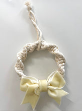 Load image into Gallery viewer, Pretty Little Bow Macrame Wreath Decor
