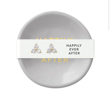 Load image into Gallery viewer, Happily Ever After Earrings &amp; Ceramic Ring Dish Set
