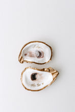 Load image into Gallery viewer, I Do, Me Too Gilded Oyster Jewelry Dish Set
