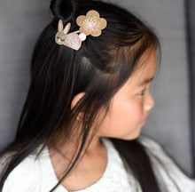 Load image into Gallery viewer, Pretty Little Golden Bunny Hair Clip
