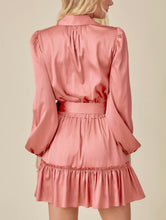 Load image into Gallery viewer, Rose Petal Waist Belt Dress
