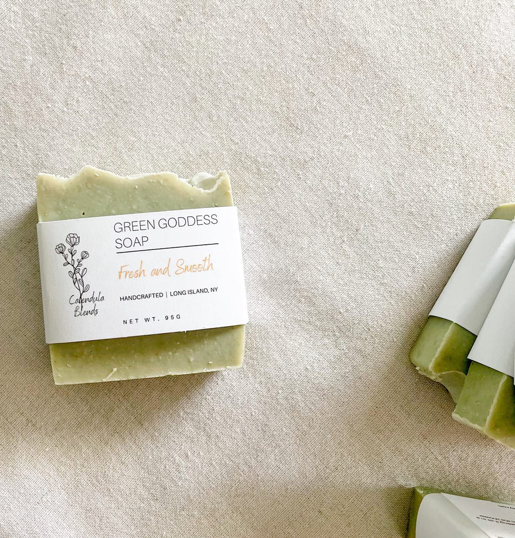 Green Goddess Olive Oil Face & Body Soap