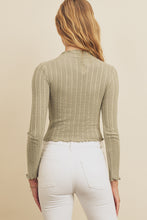 Load image into Gallery viewer, Lettuce Edge Long Sleeve Top
