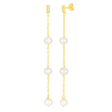 Load image into Gallery viewer, Francesca Gold Duster Earrings
