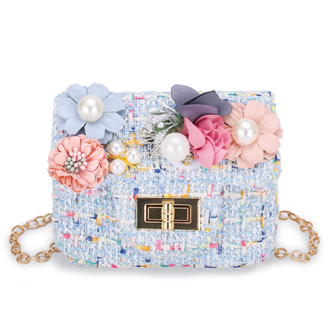 Pearl Tweed Micro Mini Bag