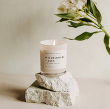 Load image into Gallery viewer, Wildflowers &amp; Salt Soy Candle
