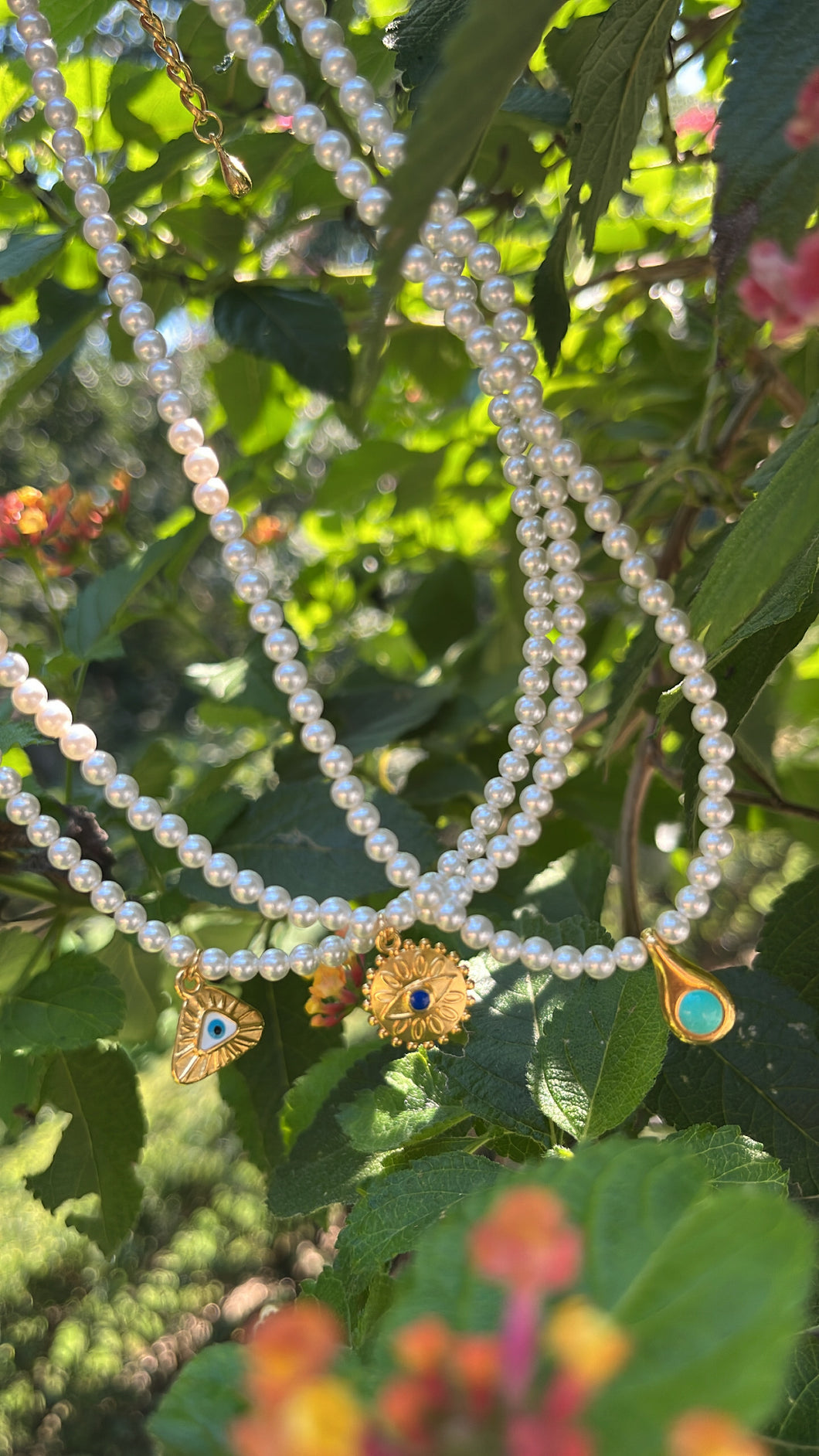 Grecian Pearl Necklace