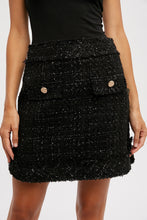 Load image into Gallery viewer, French Chic Tweed Mini Skirt
