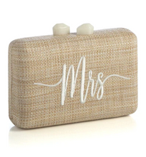 Load image into Gallery viewer, &quot;Mrs&quot; Minaudiere Clutch
