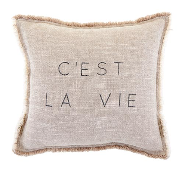 C'est La Vie Square Pillow