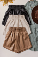 Load image into Gallery viewer, Soft As Butter Faux Leather Shorts
