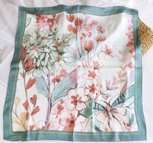 Load image into Gallery viewer, Square Silk Scarf Spring Edition
