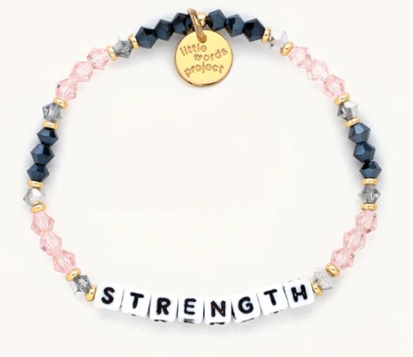 Strength Crystal Beaded Bracelet