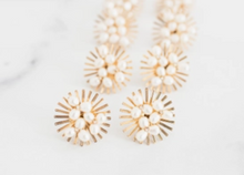 Load image into Gallery viewer, Sunburst Pearl Studs
