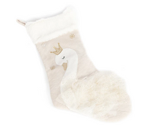 Load image into Gallery viewer, Swan Princess Christmas Stocking
