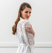 Load image into Gallery viewer, Lace Bridal Wedding Robe
